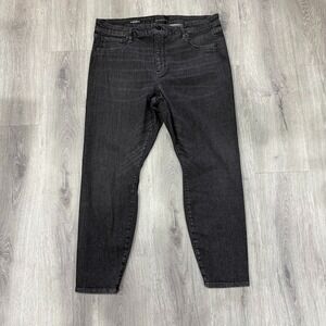 White House Black Market Women's Denim Legging Jeans XLS Black High-Rise Stretch